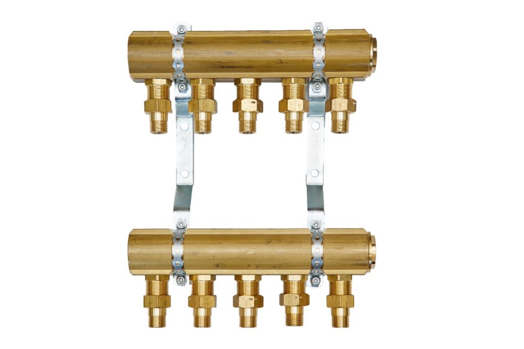 Rozdzielacz mosiężny C3 rozstaw 100mm