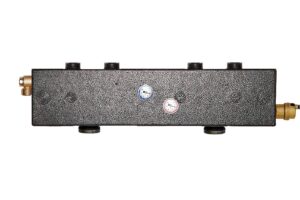 Rozdzielacz na dwa obwody grzewcze 100×100